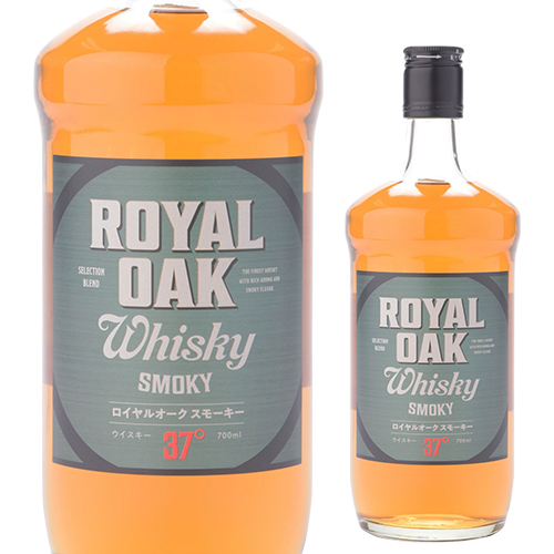 ロイヤルオーク ピーテッド ウイスキー 37度 700ml 長S