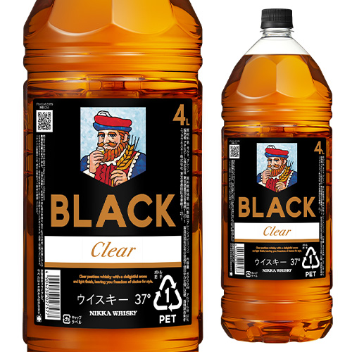ニッカ ブラックニッカ クリア 37度 4L 長S