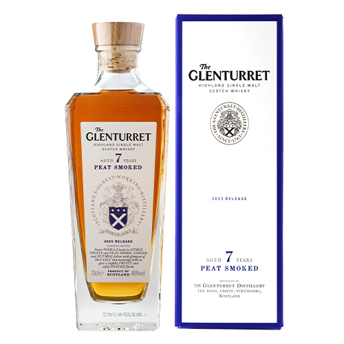 グレンタレット 7年 ピートスモークド 2025 リリース 46度 700ml スコッチ ハイランド シングルモルト ウイスキー 長S