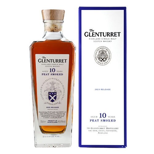 グレンタレット 10年 ピートスモークド 2025 リリース 46.6度 700ml スコッチ ハイランド シングルモルト ウイスキー 長S