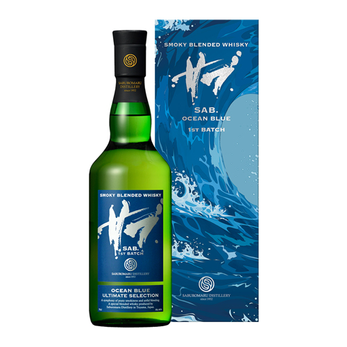 SAB.OCEAN BLUE 1ST BATCH 700ml 46度 サブ オーシャンブルー ファースト バッチ 三郎丸蒸留所 ブレンデッド ウイスキー 日本 富山 長S