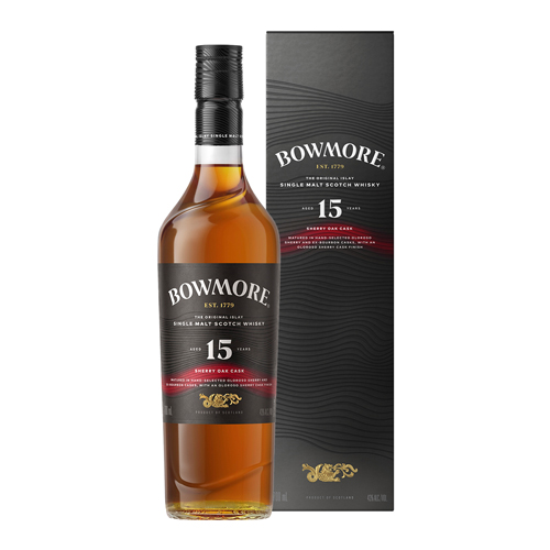 ボウモア シェリー 15年 700ml 43度 正規 日本初上陸 ウイスキー スコッチ シングルモルト アイラ Whisky 箱入 長S 予約 2025/11/4以降発送予定