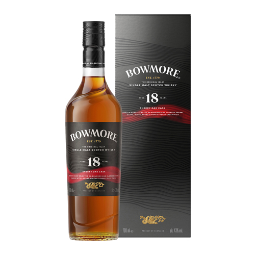 ボウモア シェリー 18年 700ml 43度 正規 日本初上陸 ウイスキー スコッチ シングルモルト アイラ Whisky 箱入 長S 予約 2025/11/4以降発送予定