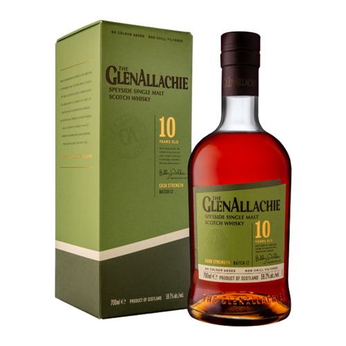 グレンアラヒー 10年 カスクストレングス バッチ12 700ml 60度 スコットランド スペイサイド シングルモルト GlenAllachie whisky 長S