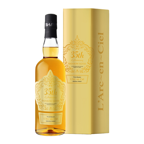 ラルク アン シエル 35th ラニバーサリー ウイスキー レインボーノーツ 700ml 47度 L'Arc-en-Ciel L'Anniversary アニバーサリー 数量限定 長濱蒸溜所 ブレンデッド ウイスキー 長S 予約 2026/6/1以降発送予定