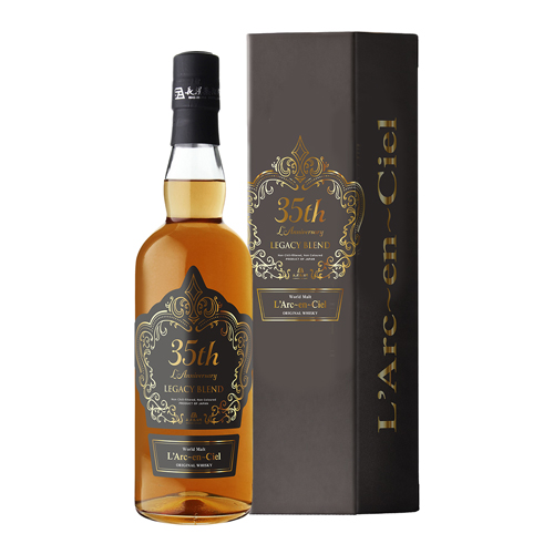 ラルク アン シエル 35th ラニバーサリー ウイスキー レガシーブレンド 700ml 47度 L'Arc-en-Ciel L'Anniversary アニバーサリー 数量限定 長濱蒸溜所 ブレンデッドモルト ウイスキー 長S 予約 2026/6/1以降発送予定