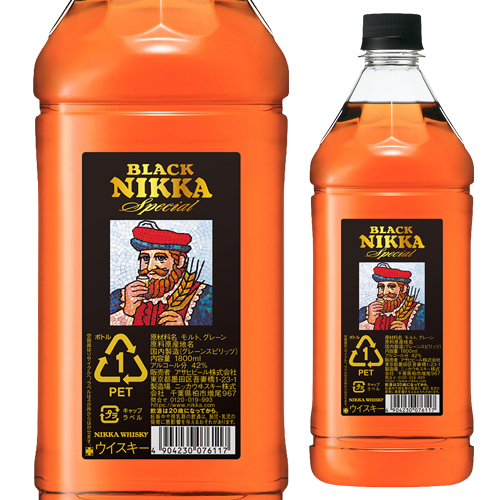 ブラックニッカ スペシャル 42度 1800ml 大容量 ニッカウヰスキー 国産 ブレンデッド ウイスキー 長S