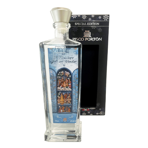 正規品 ピスコポルトン トロンテル カニョン クリスタル 2025 Winter Edition 限定ボトル 43度 750ml 数量限定 箱付 PISCO PORTON 南米 ペルー産 ブドウ 蒸溜酒 ブランデー スピリッツ カクテル クリスマス 虎S 予約 2025/12月上旬以降発送予定