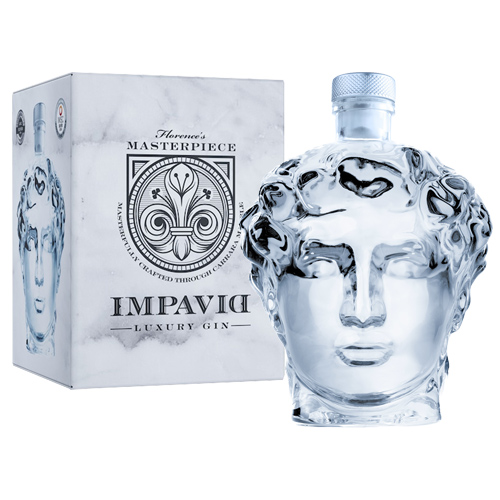 インパヴィッド ラグジュアリー ジン 40度 700ml 箱入り イタリア クラフトジン ミケランジェロ GIN gin 正規品 ダヴィデ像 ギフト 長S