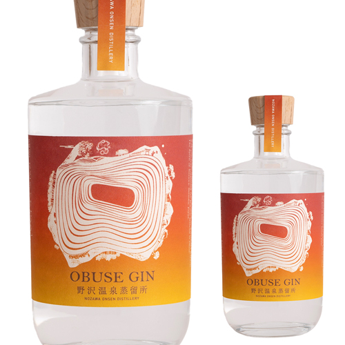 OBUSE GIN 500ml 45度 野沢温泉蒸留所 Nozawa Onsen Distillery 長野県 野沢温泉 温泉 国産 日本 クラフトジン 長S
