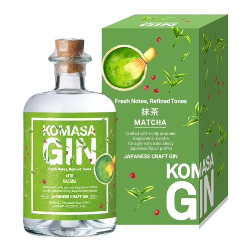 KOMASA GIN 抹茶 45度 500ml 長S