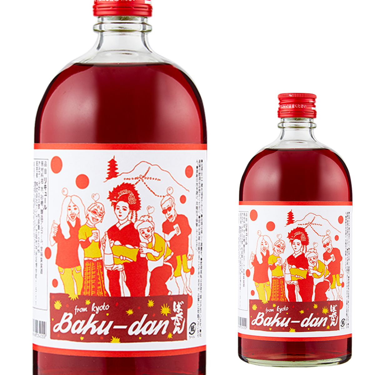 BAKUDAN 京都赤酒 ばくだん 20度 720ml 京都 ご当地カクテル サンムーン B級カクテル リキュール ソーダ割り ショット