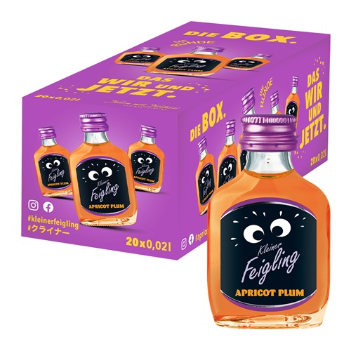 クライナーファイグリング アプリコット プラム 20ml×20本 15度 リキュール フレーバードウォッカ ドイツ 虎S